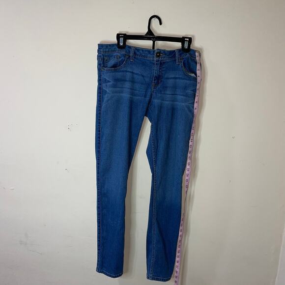 no boundaries juniors plus size 17 stretch denim blue jeans - Picture 5 of 8